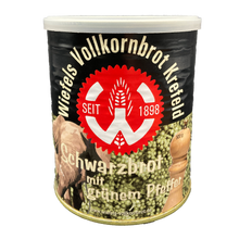 Lade das Bild in den Galerie-Viewer, Pfeffer Schwarzbrot - Dose - 500g